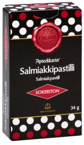 Apteekkarin Salmiakkipastilli, sokeriton